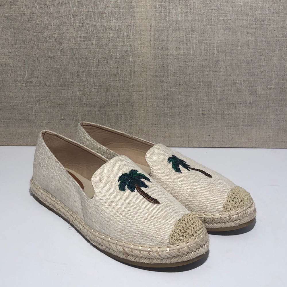 Top Moda Women’s Palm Tree Espadrilles Sz 9